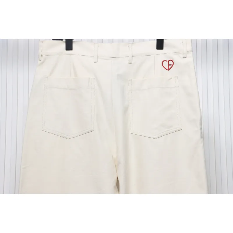 Dior 24ss Heart Embroidered Trousers