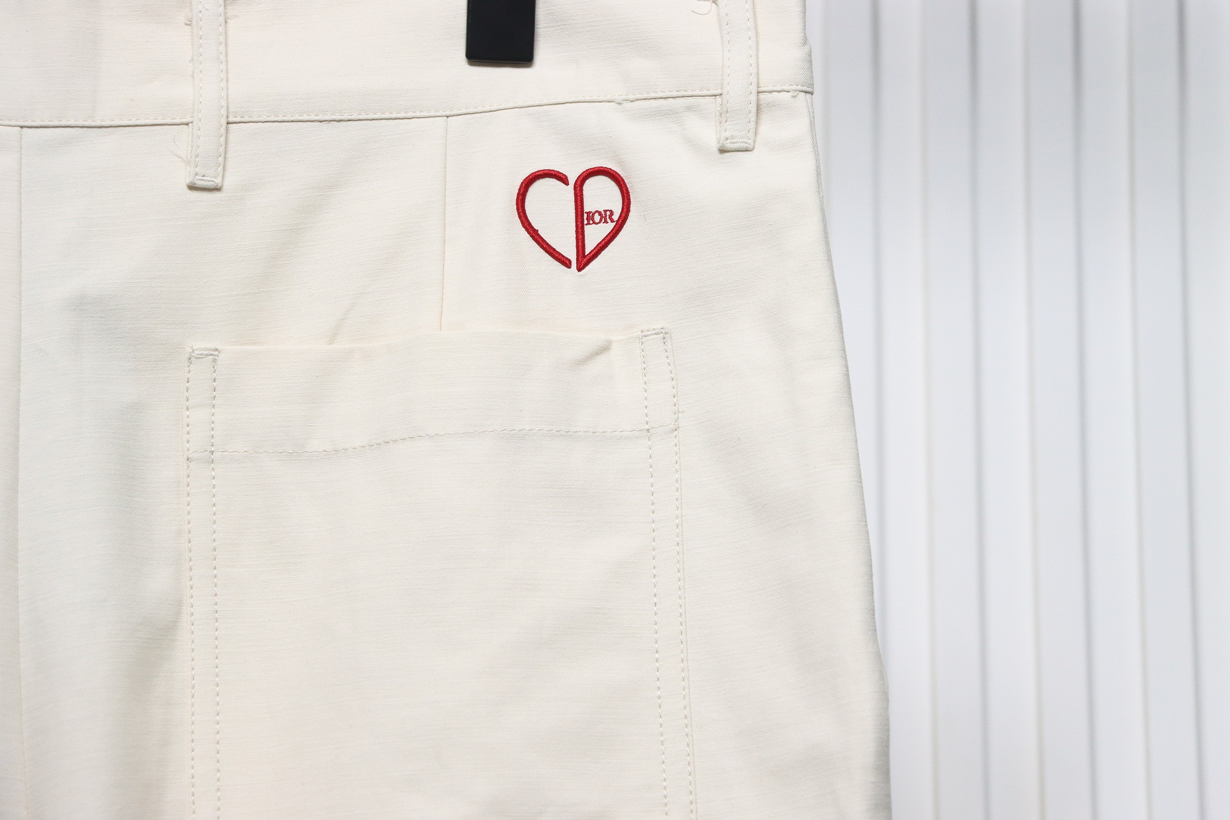 Dior 24ss Heart Embroidered Trousers