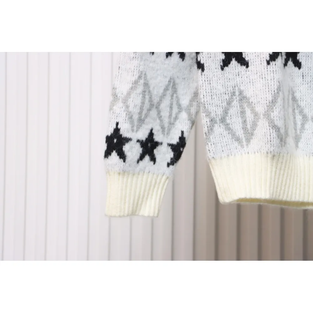 Dior All Over Stars Wool Crewneck Sweater