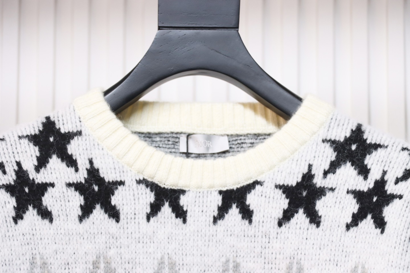 Dior All Over Stars Wool Crewneck Sweater