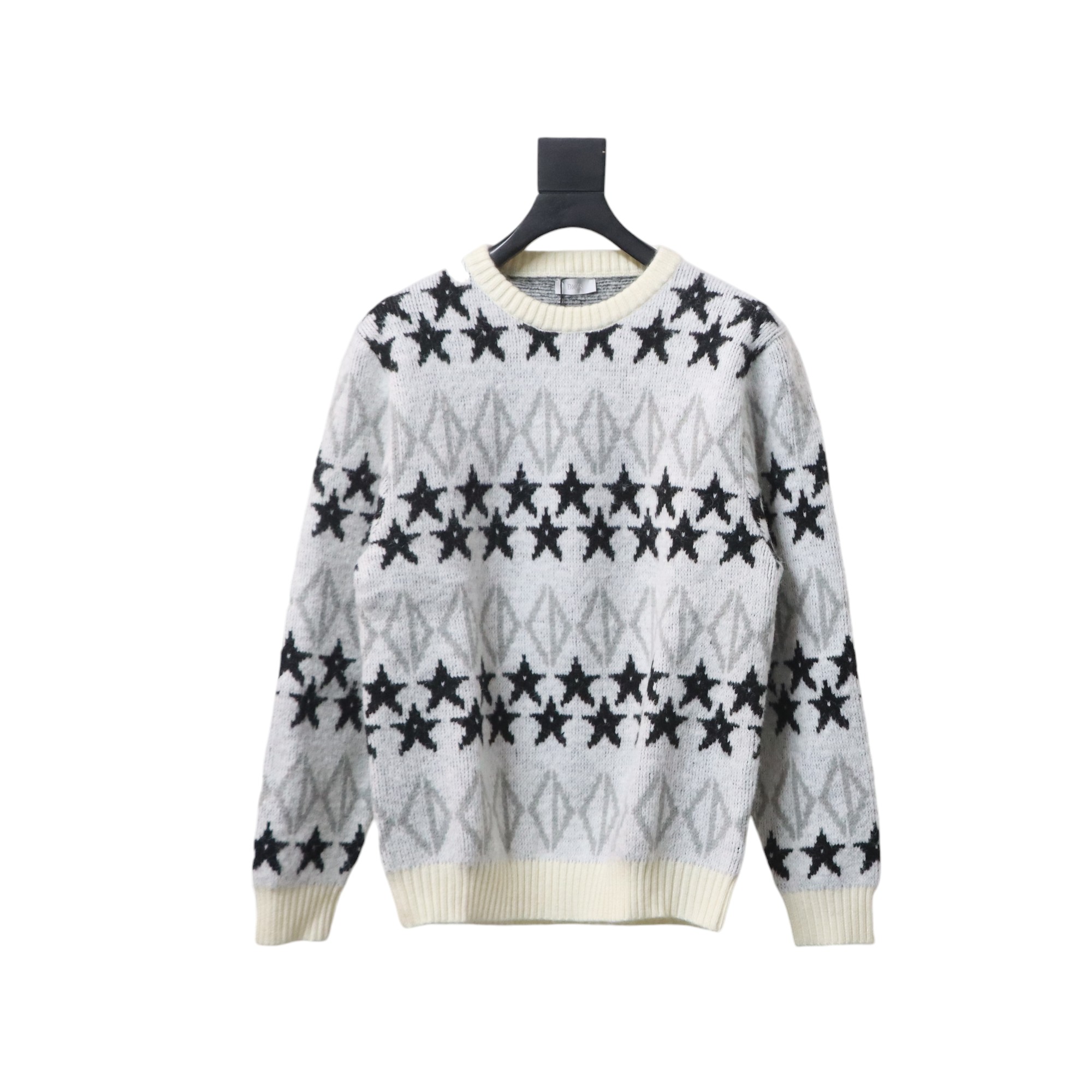 Dior All Over Stars Wool Crewneck Sweater