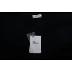 Dior Black Round Neck Sweatshirt With Monogram Patch On Chest