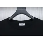Dior Black Round Neck Sweatshirt With Monogram Patch On Chest