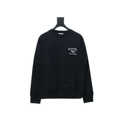 Dior CD Front And Back Embroidered Crew Neck Sweatshirt 01