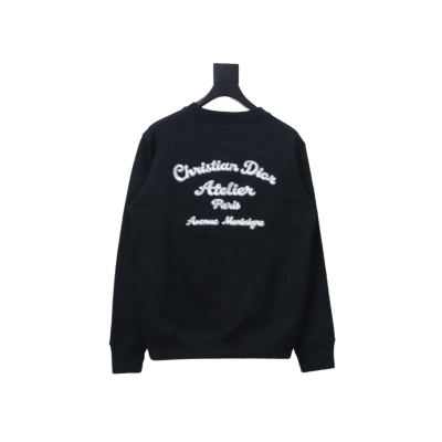 Dior CD Front And Back Embroidered Crew Neck Sweatshirt 02