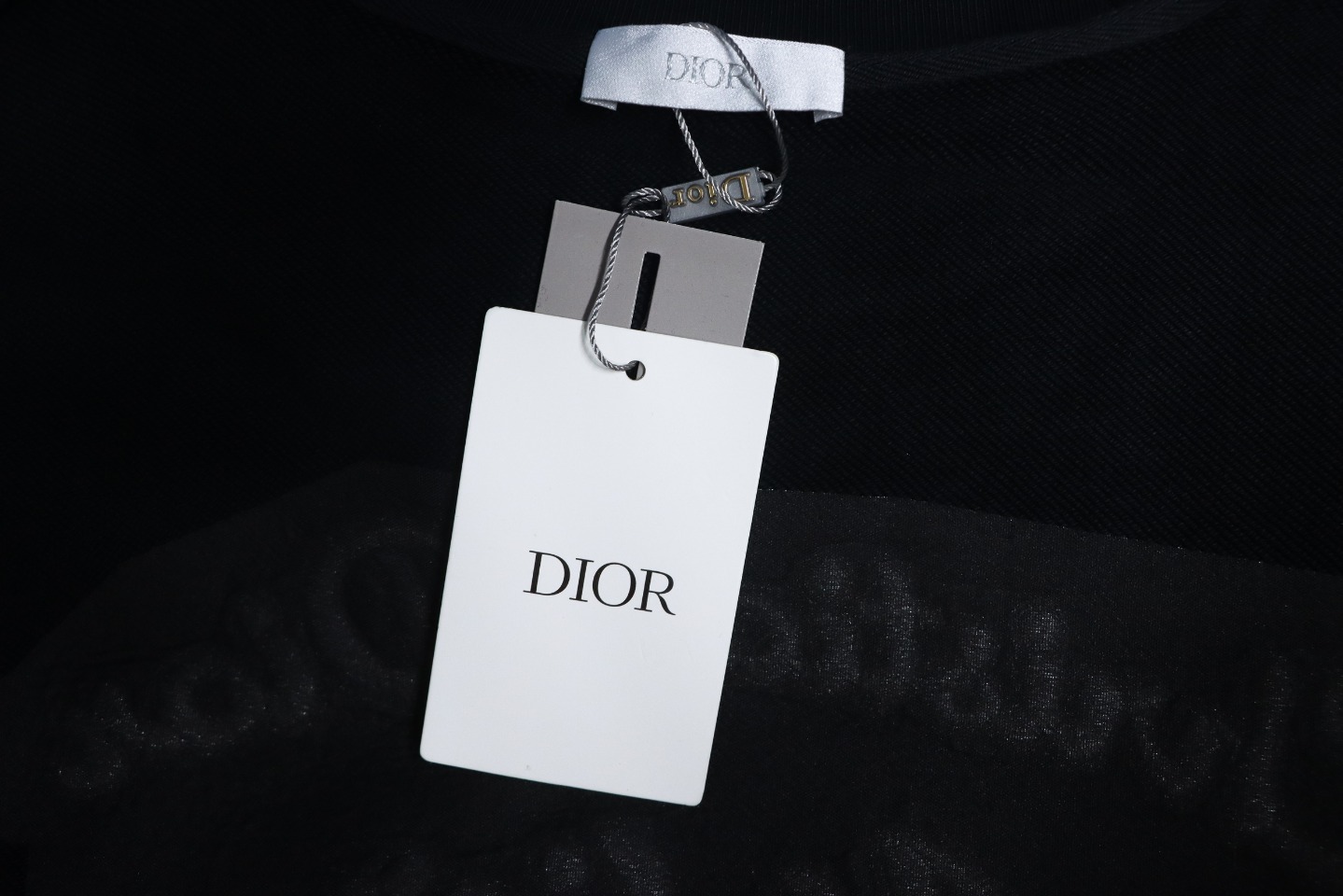 Dior CD Front And Back Embroidered Crew Neck Sweatshirt
