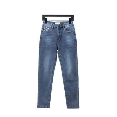 Dior Classic Monogram Pocket Denim Trousers 01