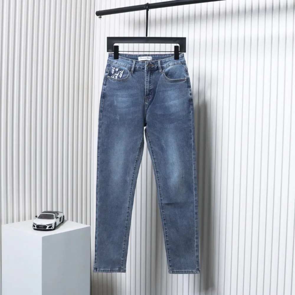 Dior Classic Monogram Pocket Denim Trousers