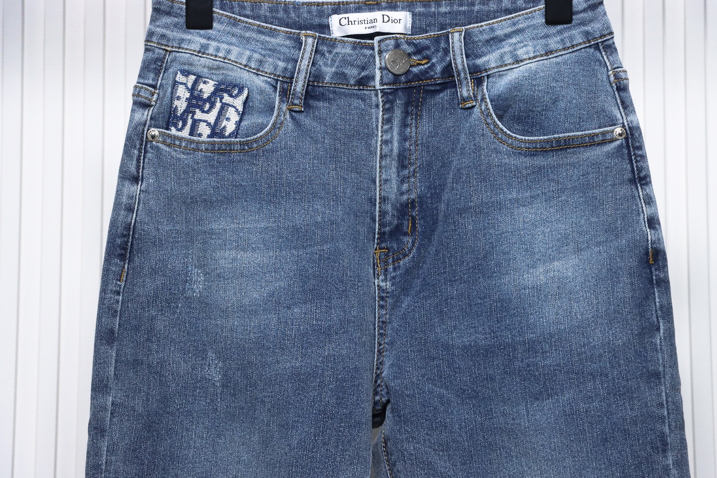 Dior Classic Monogram Pocket Denim Trousers