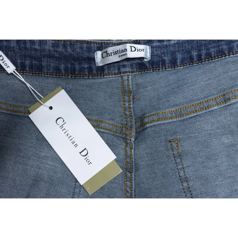Dior Classic Monogram Pocket Denim Trousers