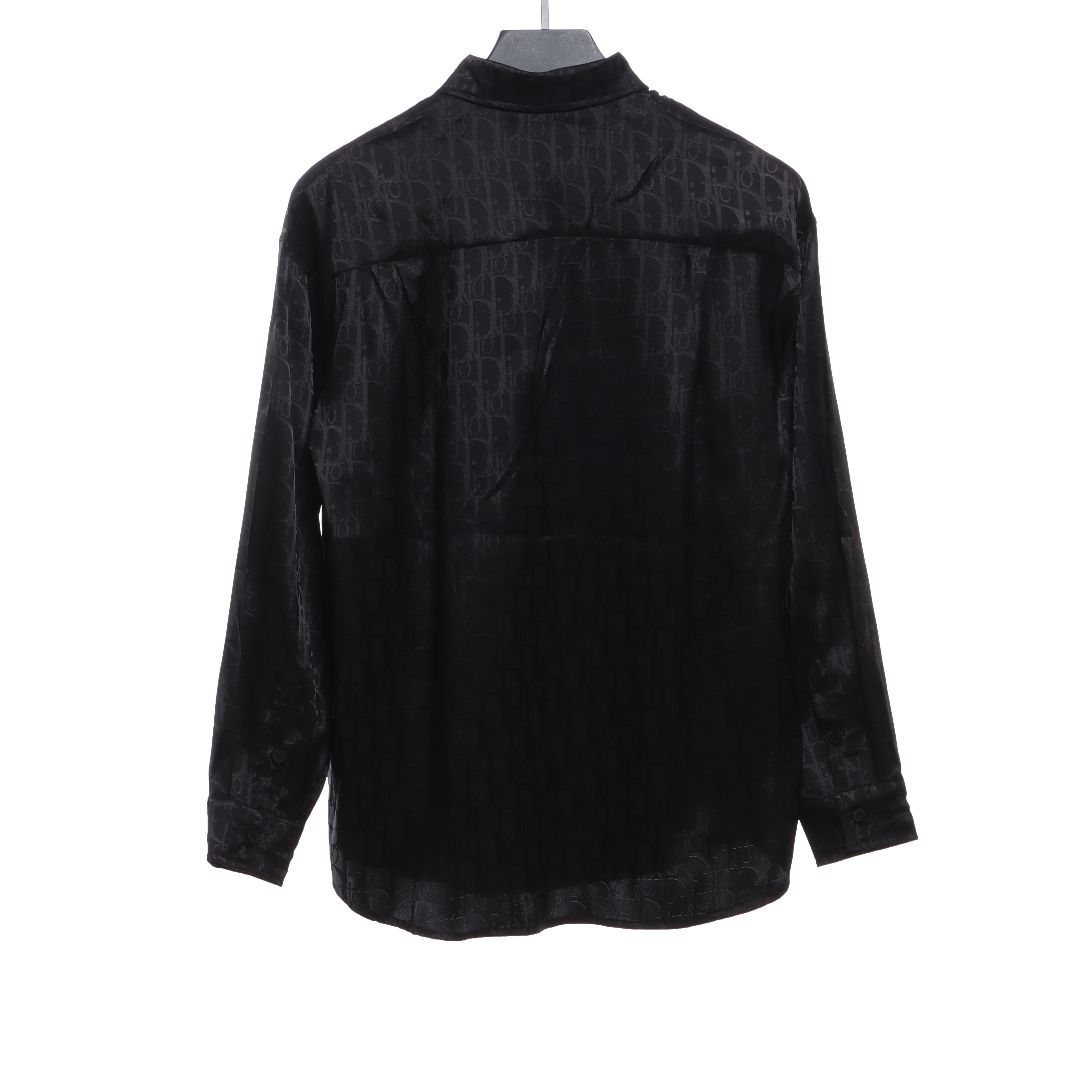 Dior Dark Jacquard Printed Shirt Black