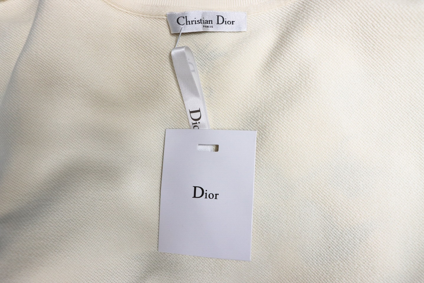 Dior Floral Butterfly Crewneck Sweatshirt White