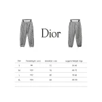 Dior Full-Print Jacquard Side Webbing Trousers Brown