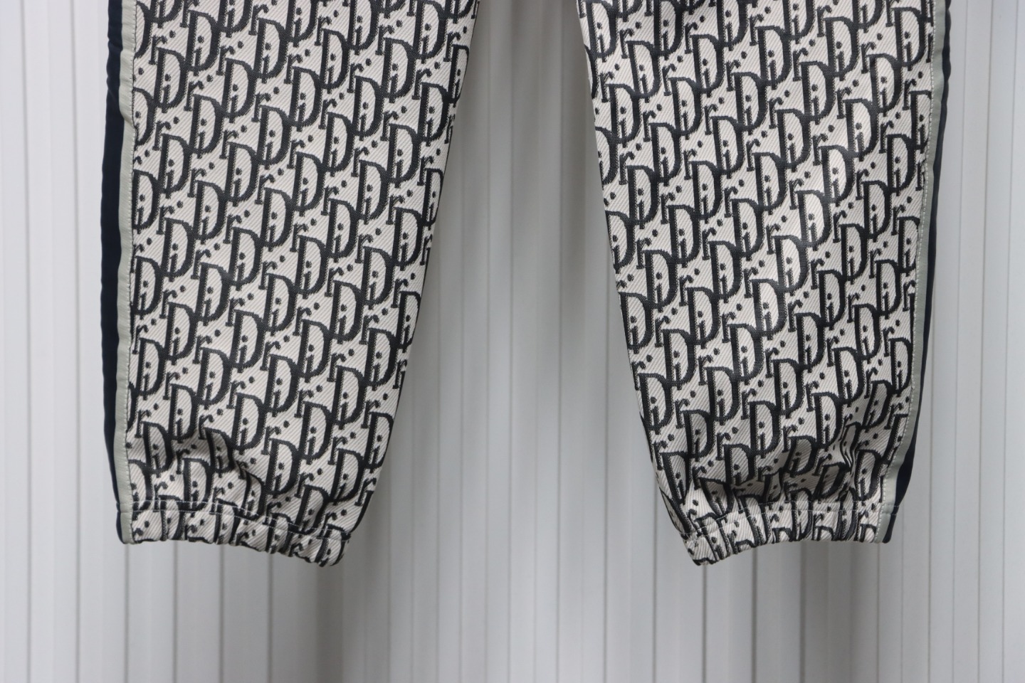 Dior Full-Print Jacquard Side Webbing Trousers Brown