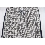 Dior Full-Print Jacquard Side Webbing Trousers Brown