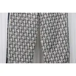 Dior Full-Print Jacquard Side Webbing Trousers Brown