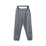Dior Full-Print Jacquard Side Webbing Trousers Set Beige