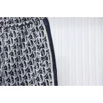 Dior Full-Print Jacquard Side Webbing Trousers Set Beige