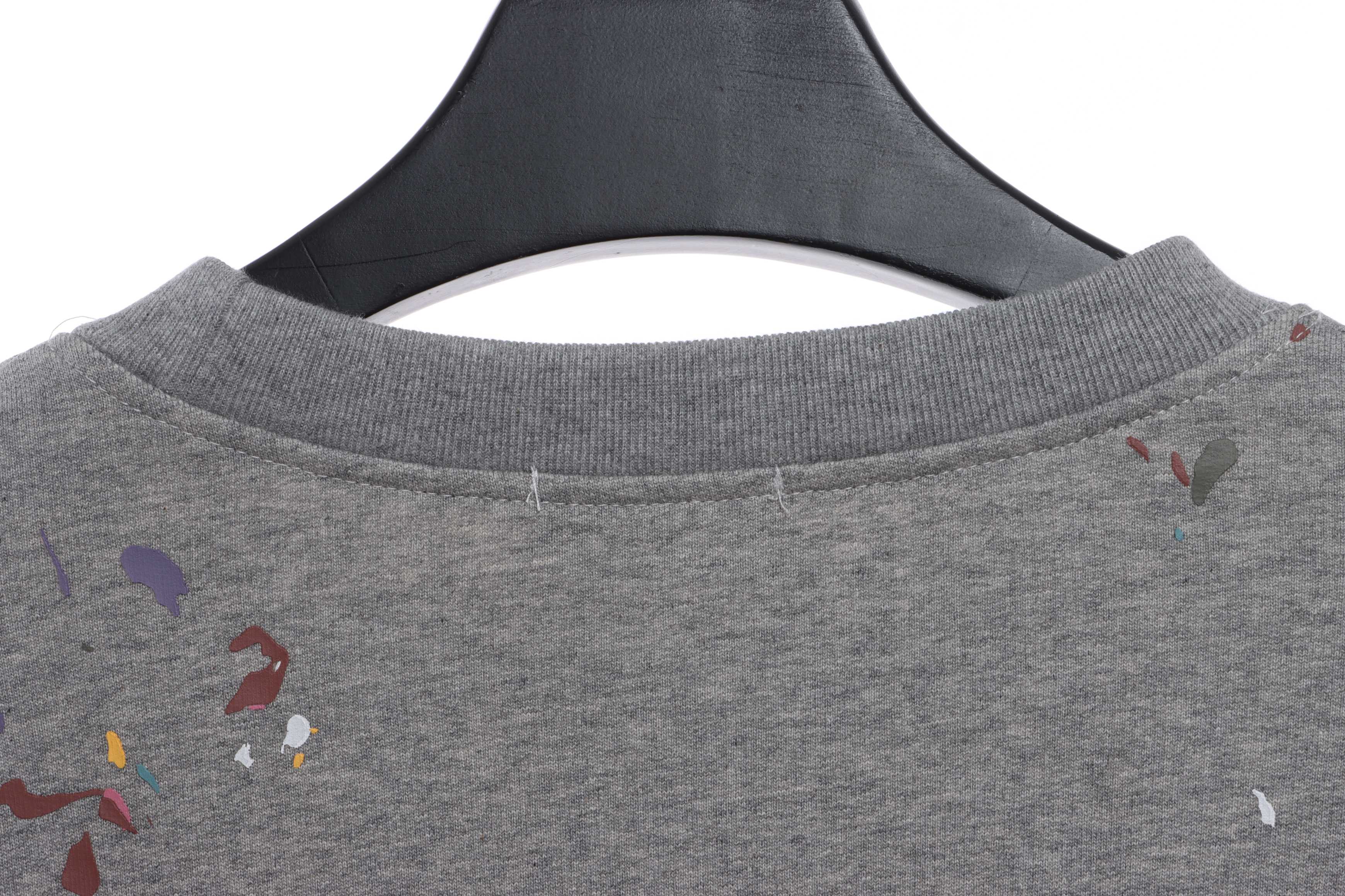 Dior Hand-Splashed Sweatshirt Gray