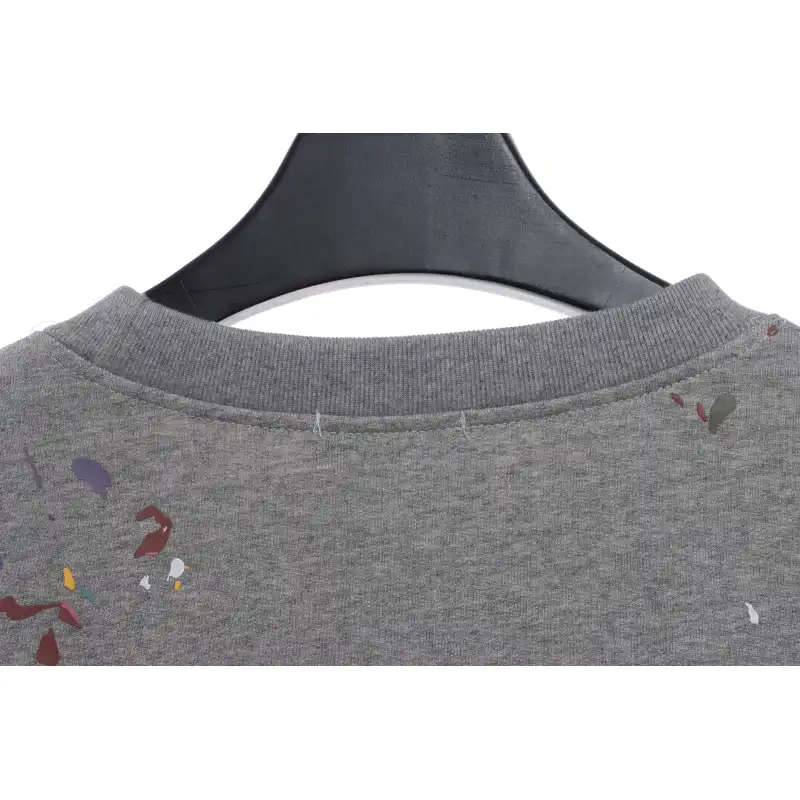 Dior Hand-Splashed Sweatshirt Gray