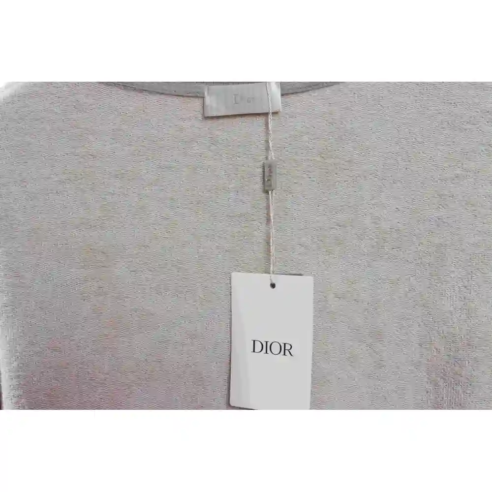 Dior Hand-Splashed Sweatshirt Gray