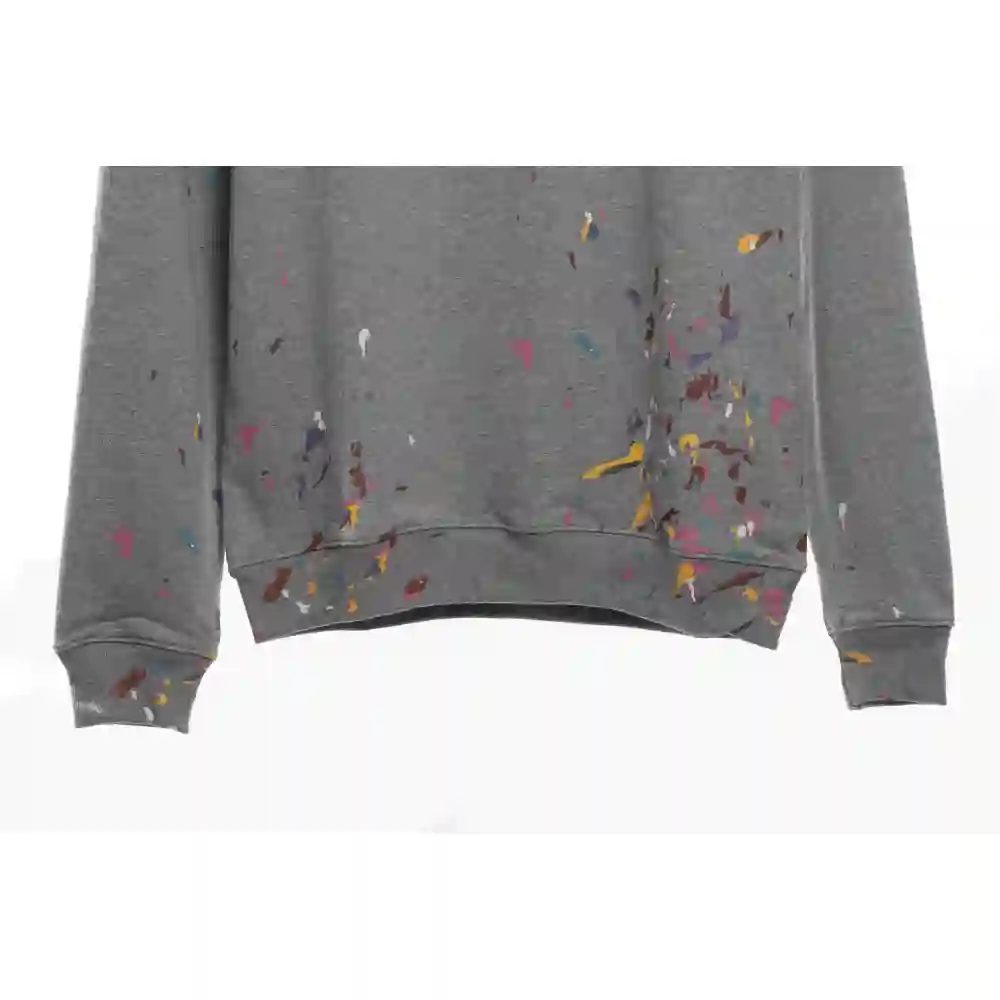Dior Hand-Splashed Sweatshirt Gray