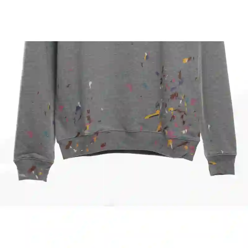 Dior Hand-Splashed Sweatshirt Gray