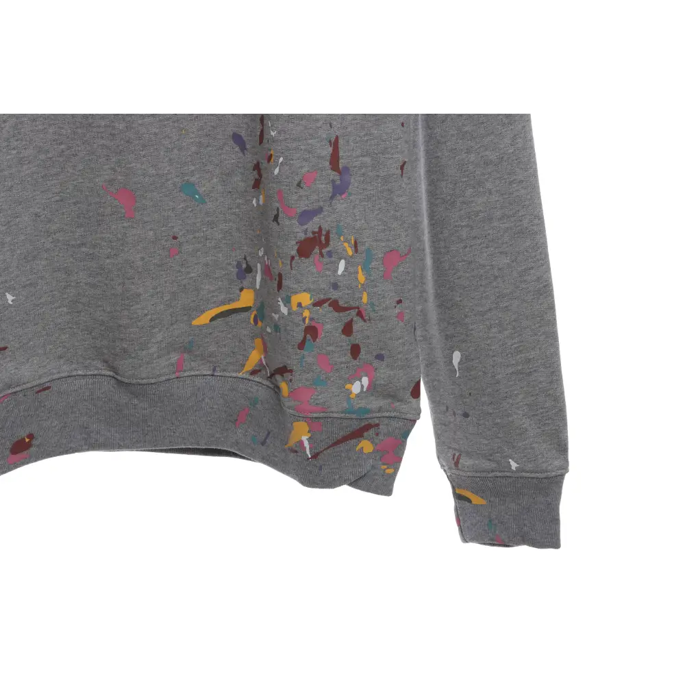Dior Hand-Splashed Sweatshirt Gray