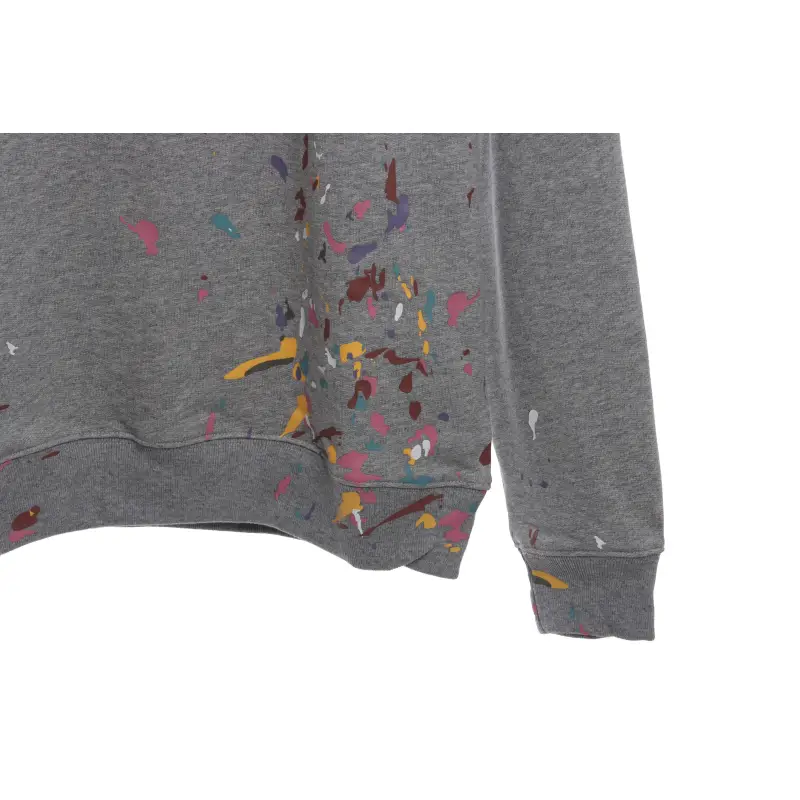 Dior Hand-Splashed Sweatshirt Gray