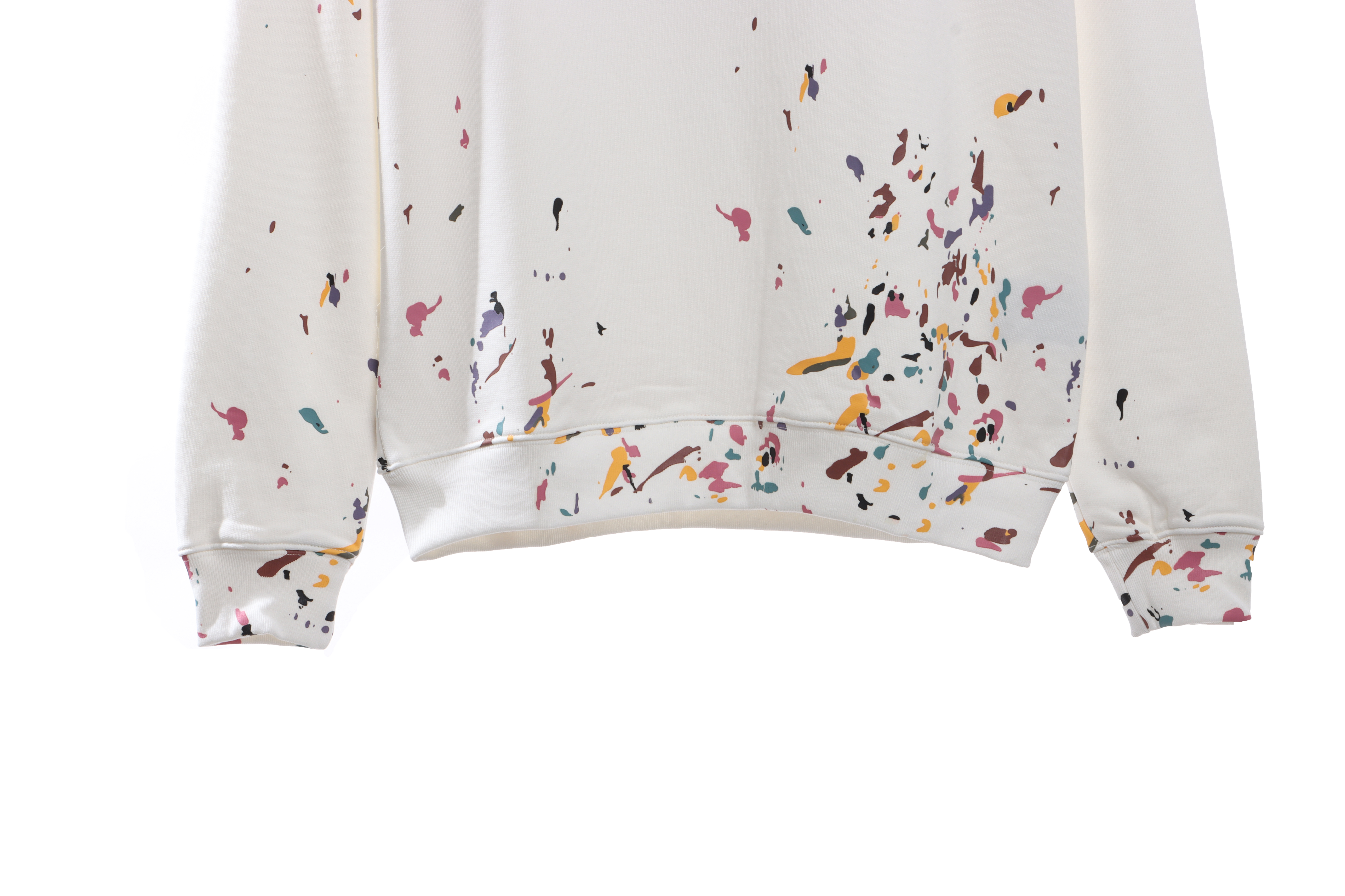 Dior Hand-Splashed Sweatshirt White