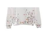 Dior Hand-Splashed Sweatshirt White