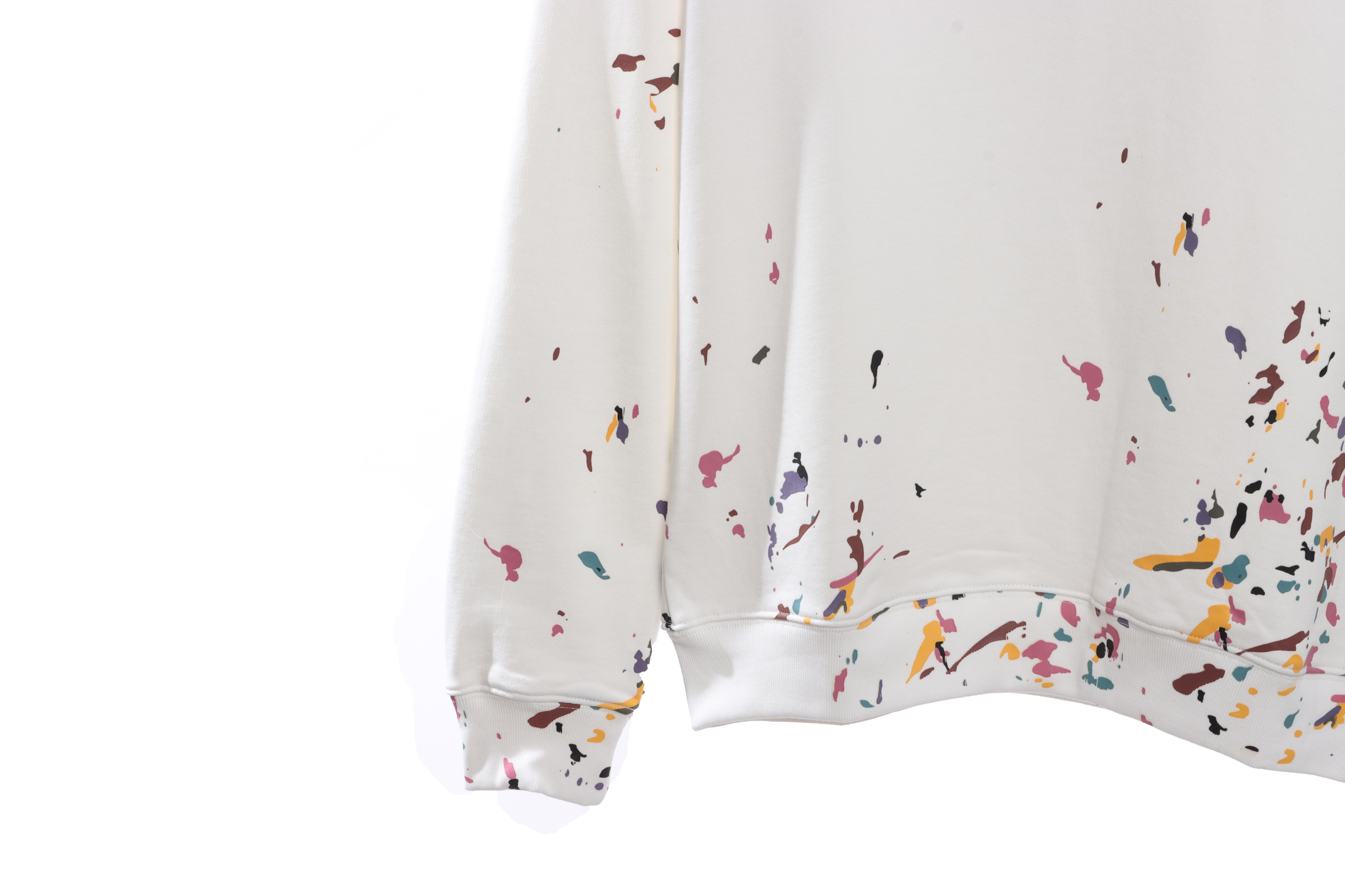 Dior Hand-Splashed Sweatshirt White