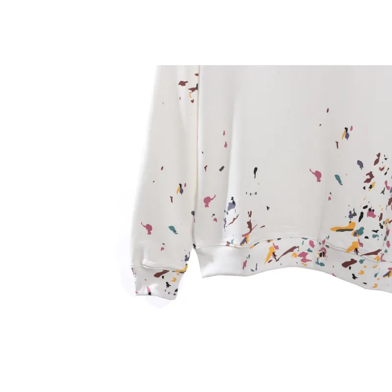 Dior Hand-Splashed Sweatshirt White