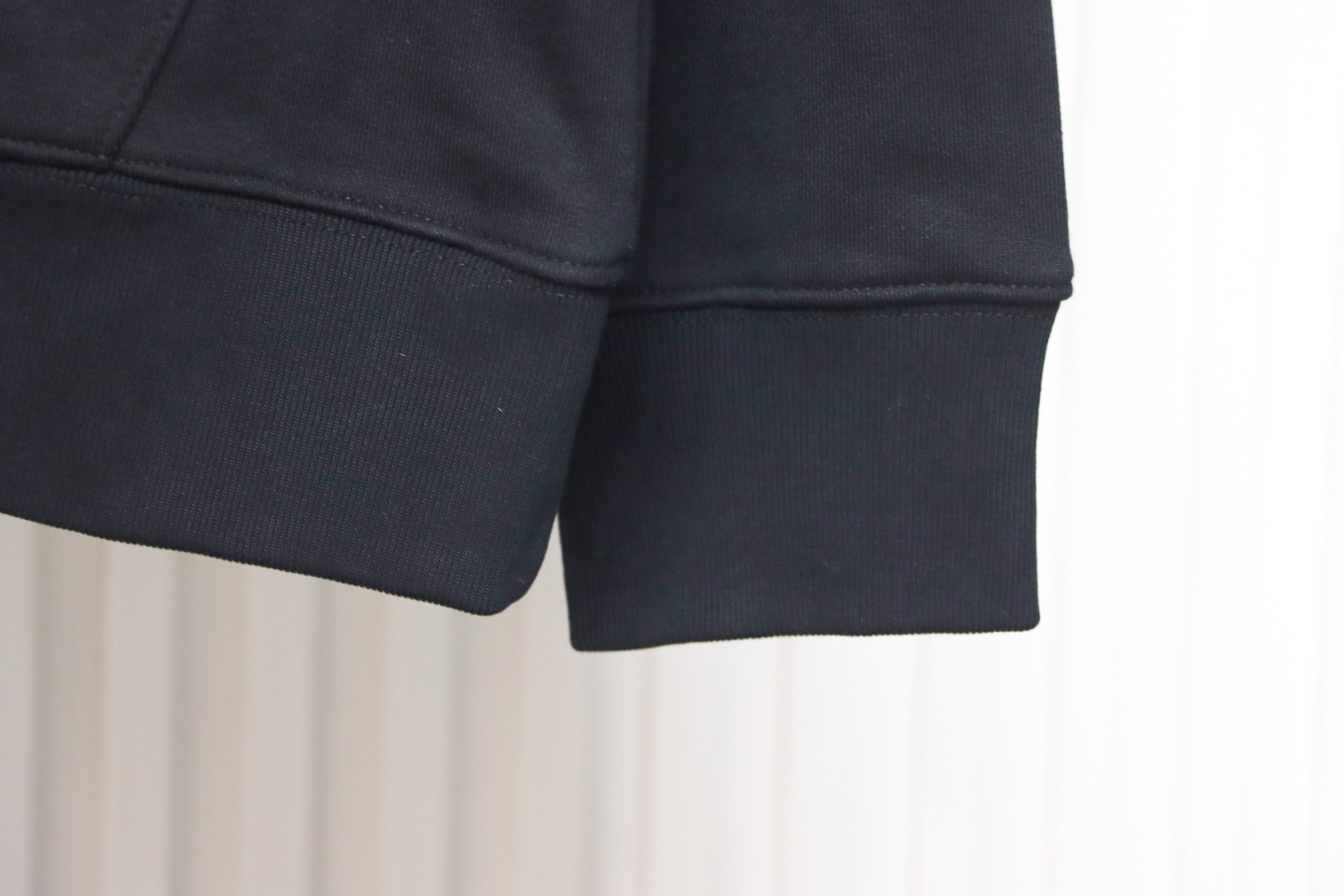 Dior Hoodie With Branded Embroidery On Front And Back Black