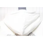 Dior Hoodie With Branded Embroidery On Front And Back White