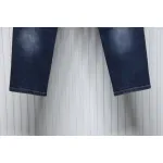 Dior Pocket Embroidered All Over Print Denim Trousers