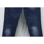 Dior Pocket Embroidered All Over Print Denim Trousers