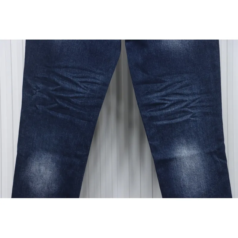 Dior Pocket Embroidered All Over Print Denim Trousers