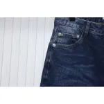 Dior Pocket Embroidered All Over Print Denim Trousers
