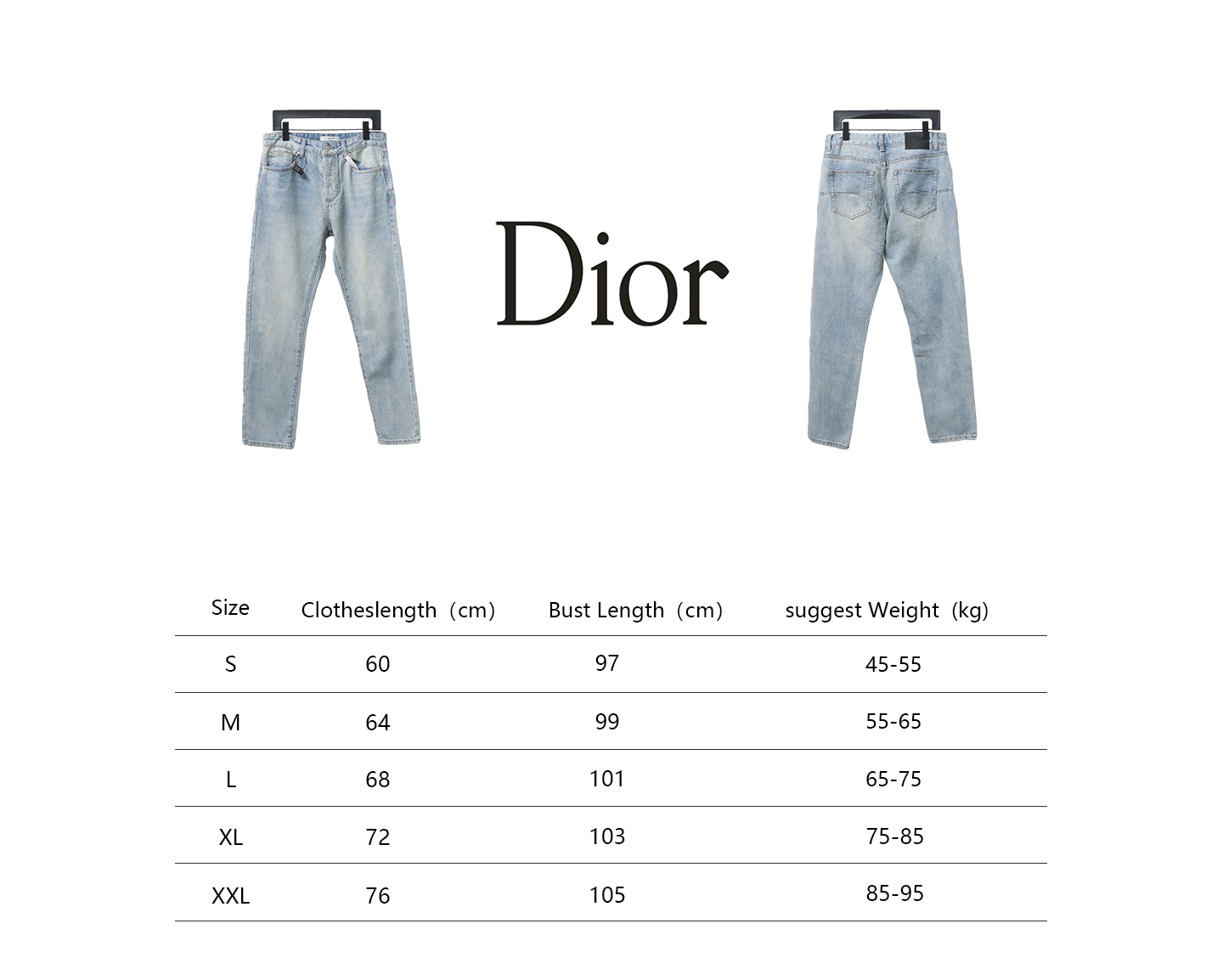 Dior Pocket Split Jeans