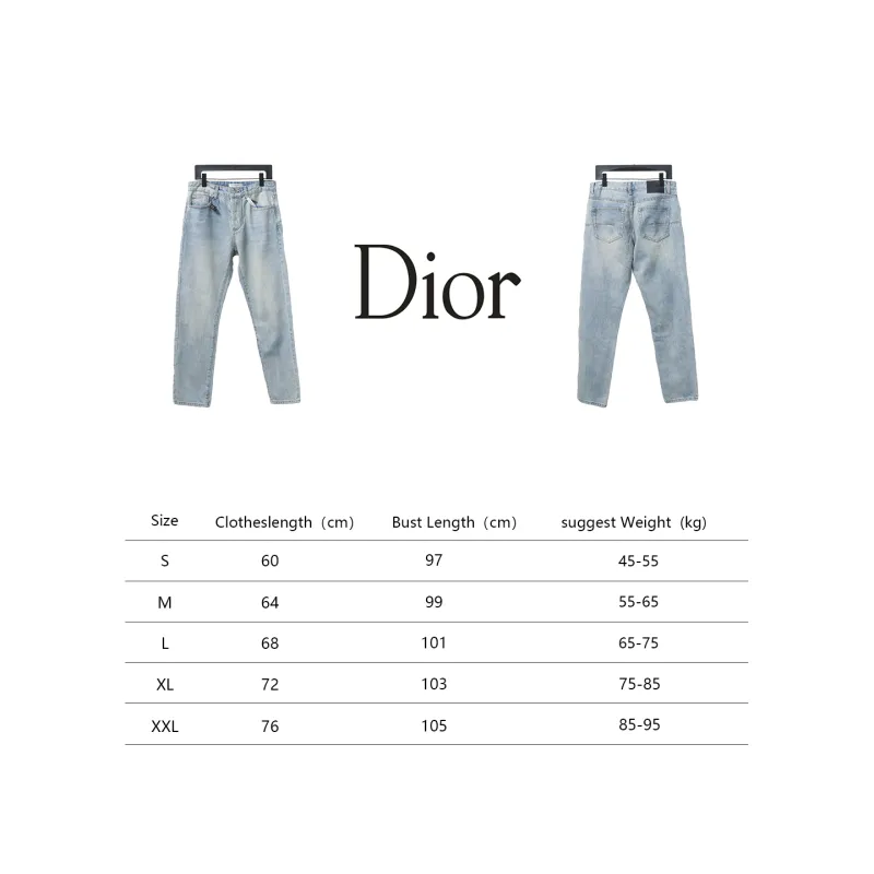 Dior Pocket Split Jeans