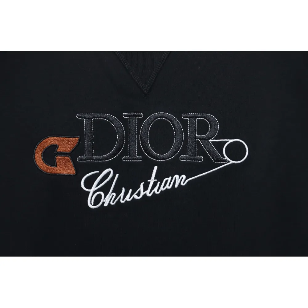 Dior Safety Pin Embroidery Crewneck Sweatshirt