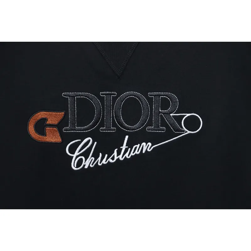 Dior Safety Pin Embroidery Crewneck Sweatshirt