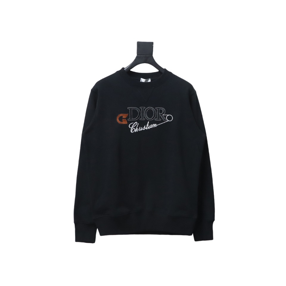 Dior Safety Pin Embroidery Crewneck Sweatshirt