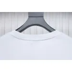 Dior White Round Neck Sweatshirt With Monogram Patch On Chest