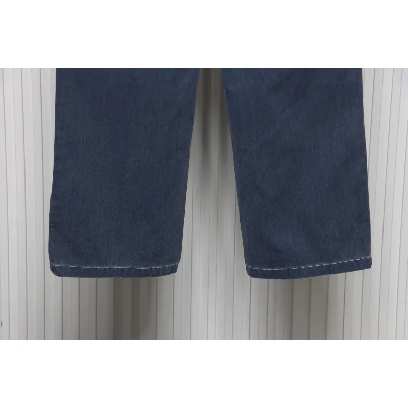 Dior x Stone Island 24Fw Pocket Dior Island Logo Denim Pants Blue