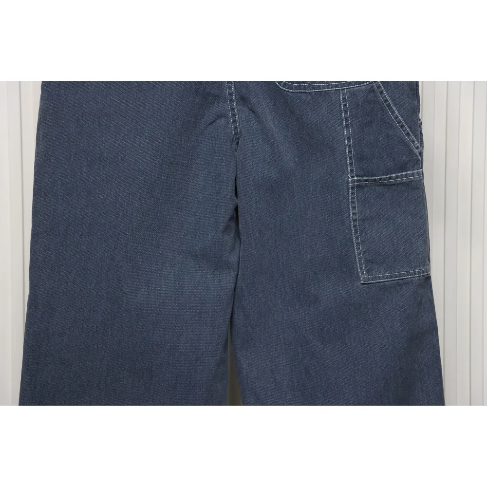 Dior x Stone Island 24Fw Pocket Dior Island Logo Denim Pants Blue
