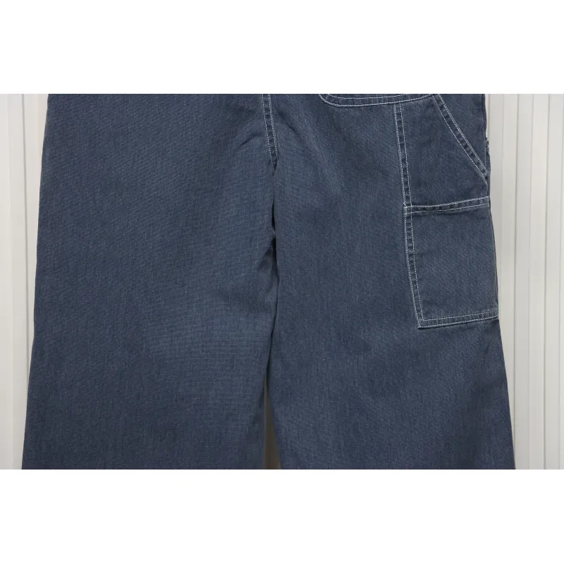 Dior x Stone Island 24Fw Pocket Dior Island Logo Denim Pants Blue