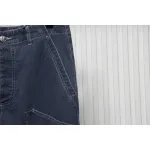 Dior x Stone Island 24Fw Pocket Dior Island Logo Denim Pants Blue