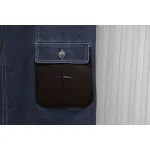 Dior x Stone Island 24Fw Pocket Dior Island Logo Denim Pants Blue